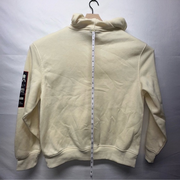 NASA Southpole Hoodie Cream Off-White Pullover Graphic Sweatshirt Men’s L - Picture 5 of 5